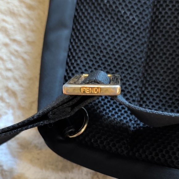 Fendi Monster Sling Bag Black/Gold *Flawed* - Picture 3 of 9